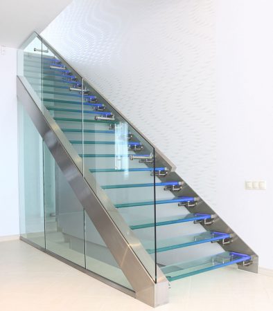 Escaliers en verre - Vitrerie DAVID Sàrl - Yverdon-les-Bains