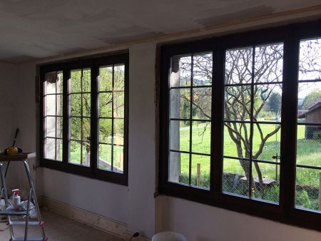 Fenêtres rénovation à l'ancienne - Vitrerie DAVID Sàrl - Yverdon-les-Bains
